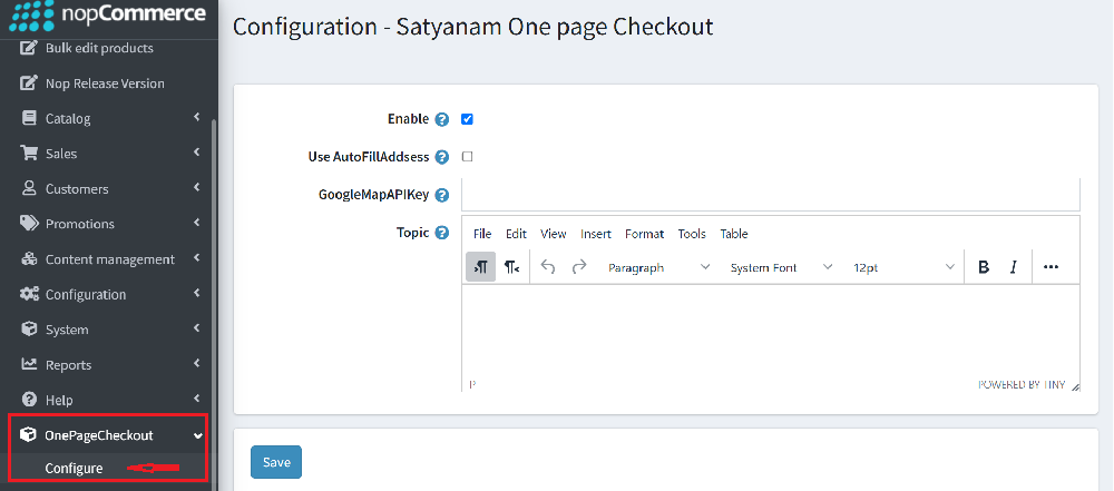 FAQ Plugin Main Configuration